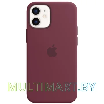 Чехол для телефона Apple MagSafe Silicone Case для iPhone 12 mini (сливовый) картинка 2